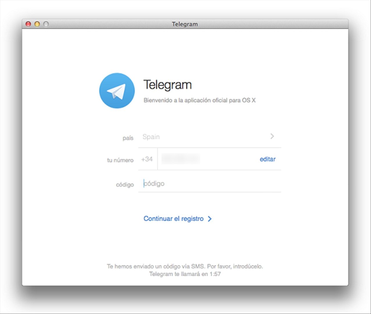 Telegram app for mac